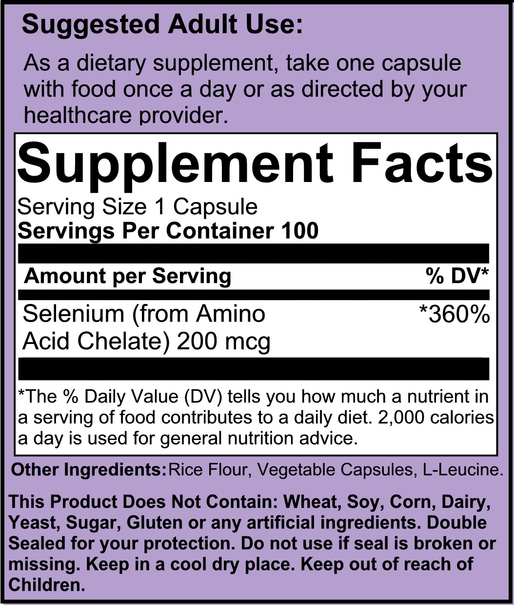 Selenium Amino Acid Chelate - Image 2