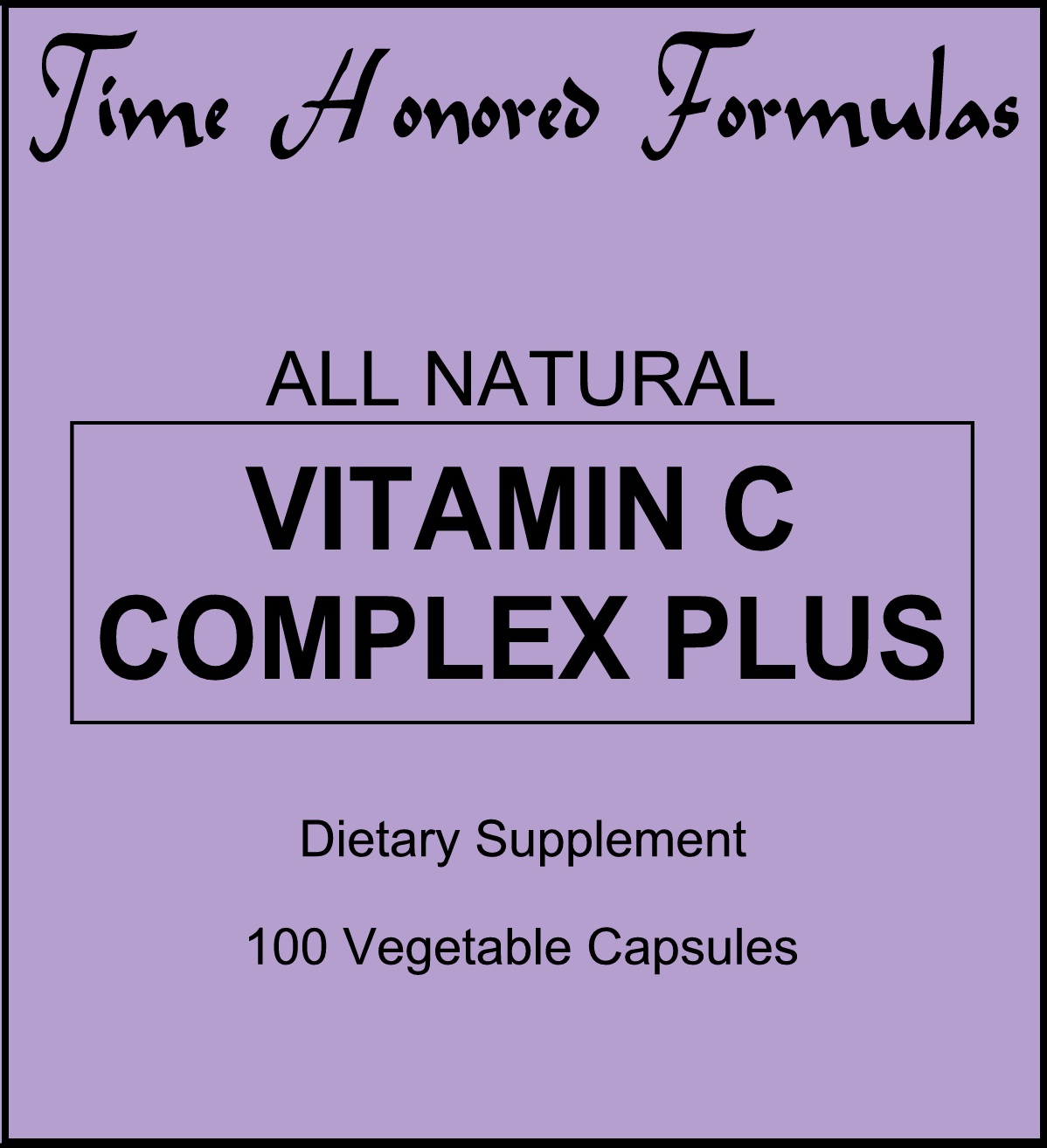 Vitamin C Complex Plus Time Honored Formulas