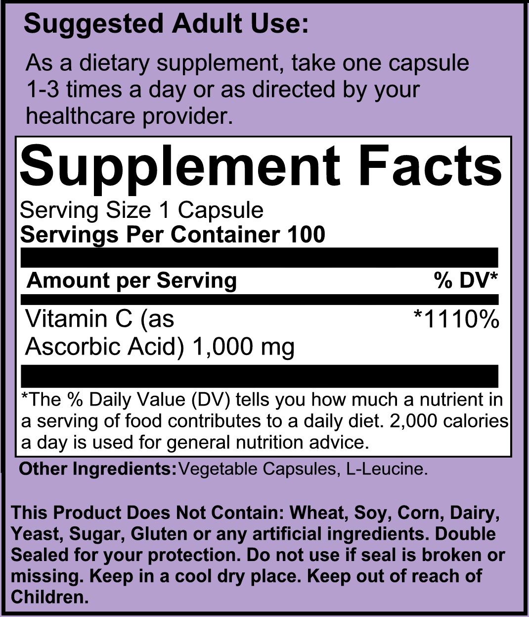 Vitamin C Ascorbic Acid - Image 2